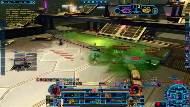 SWTOR PVP Level 75 Medicine Operative (Revenge Of The Firetrap)