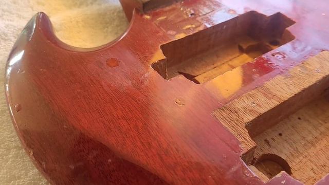 60s MYSTERY SG Restoration Part 3 / Touch-ups / Filling смотреть онлайн