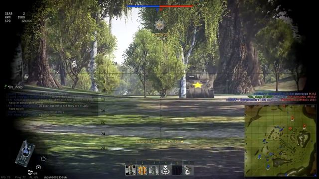 War Thunder Squad Gameplay - T-34 1942 - Realistic Battle - "Team Russia" смотреть онлайн