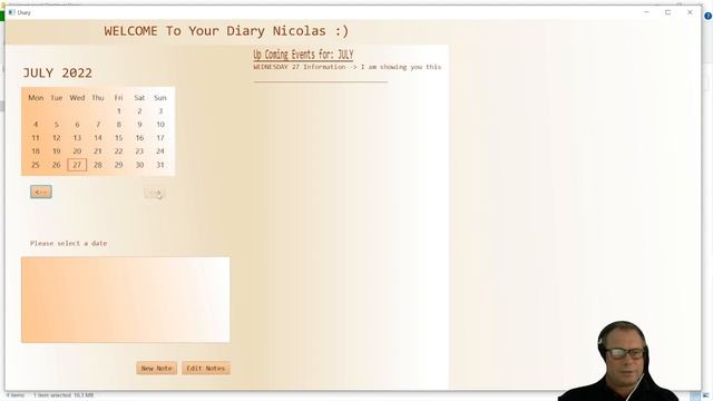 Diary Application in Progress смотреть онлайн