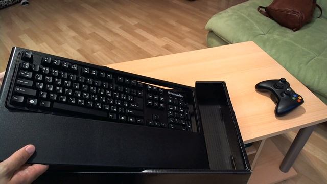 распаковка клавиатуры Steelseries 7G