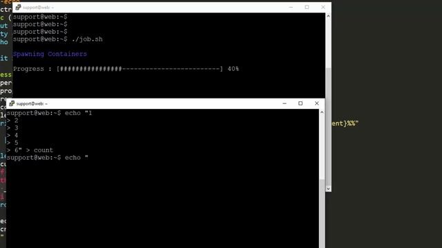 Bash Progress Bar ~ Spinner смотреть онлайн