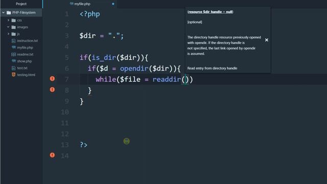 PHP OpenDir, ReadDir, CloseDir Functions Tutorial in Hindi / Urdu смотреть онлайн