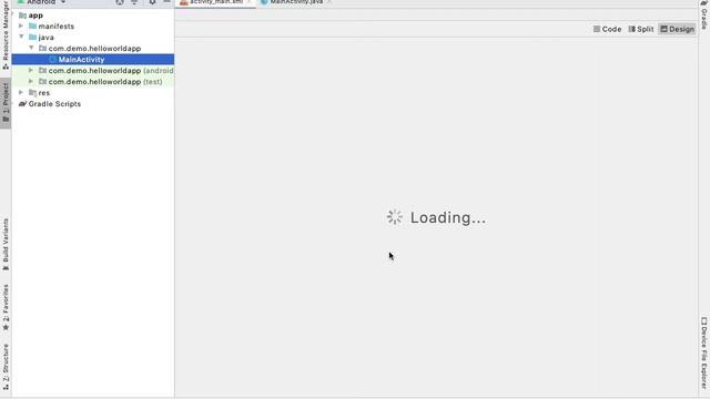 Android Studio Demo 1 Hello World App смотреть онлайн