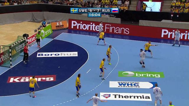 Гандбол.06/05/2017 Швеция - Россия. Ответная игра 1 тайм ! Отбор на Евро 2018 смотреть онлайн