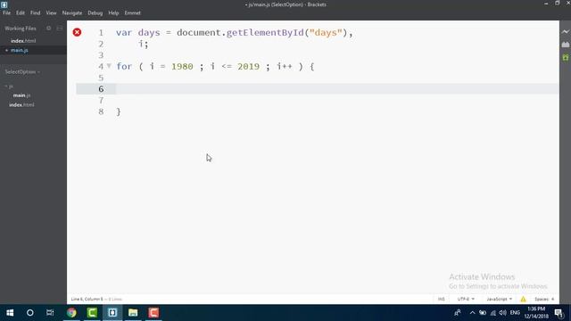 Create select option смотреть онлайн