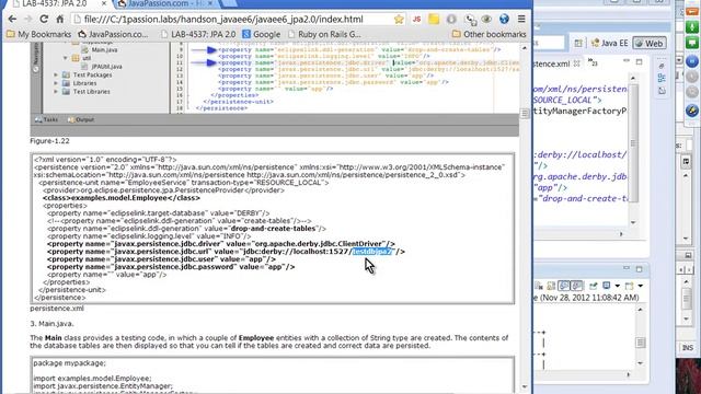 JPA 2.0 Part 1 (Topic #9: Java EE 6 Programming course from JPassion.com) смотреть онлайн