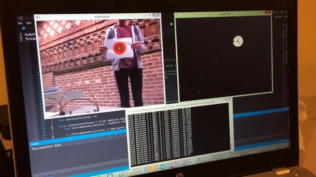 Tracking Red Circle with OpenCV, Moving Webcam смотреть онлайн