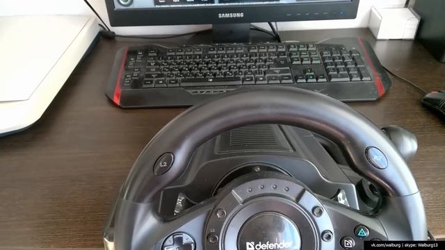 Самый честный обзор игрового руля DEFENDER FORSAGE DRIFT GT смотреть онлайн