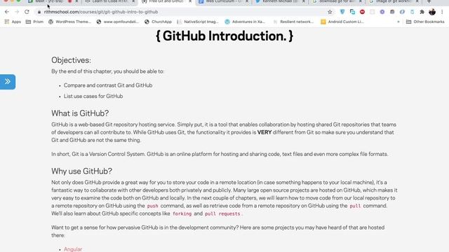 Git Workflow and Introduction to GitHub смотреть онлайн