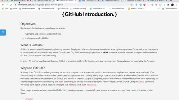 Git Workflow and Introduction to GitHub
