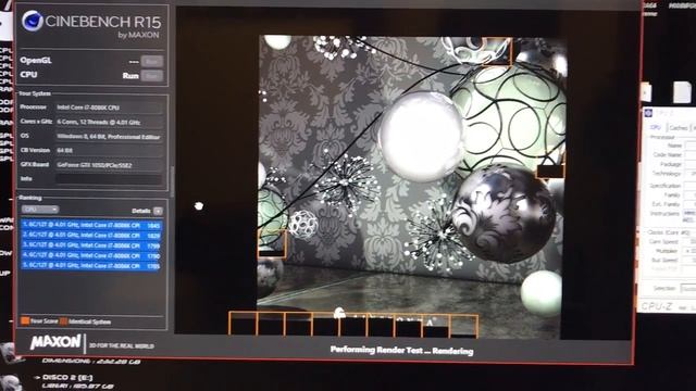 Cinebench r15 i7 8086k @5.5 ghz смотреть онлайн