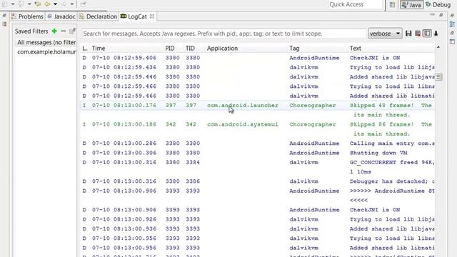 Depurar aplicaciones Android con LogCat en Eclipse смотреть онлайн
