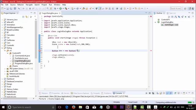 JavaFX ControlsFX DialogBox Tutorial #4 LoginDialog смотреть онлайн
