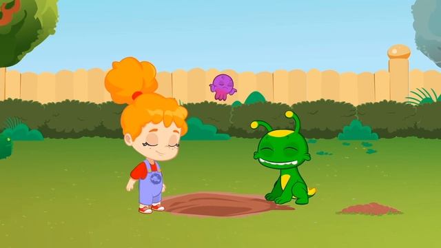 ??? Groovy el Marciano dibujos animados | Groovy enseña a los niños a comer verduras saludables смотреть онлайн