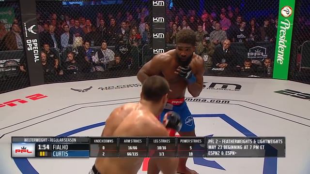 Full Fight | Chris Curtis vs Andre Fialho | PFL 1, 2019 смотреть онлайн
