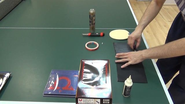 Наклейка накладки на водный клей