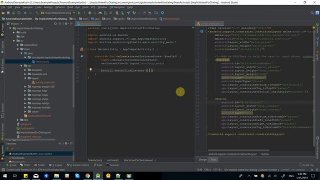 #7 Using Implicit intent for dialing phone number with Kotlin - Kotlin Android for beginners смотреть онлайн