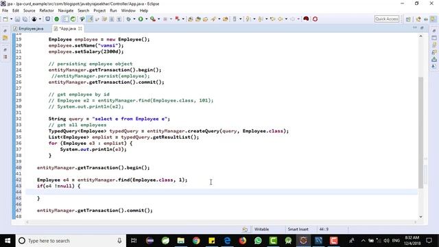 #3 JPA CRUD Example | JPA CRUD (Create,Read,Update,Delete) | Jpa MYSQL CRUD Example|RAJASEKHAR REDD смотреть онлайн
