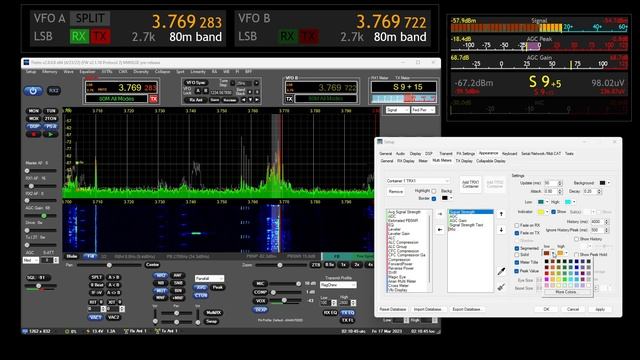 Thetis 2.9.0.8 pre-release - Meters Overview смотреть онлайн
