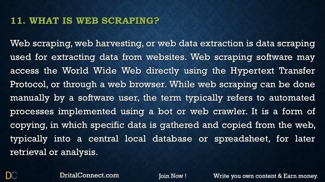 Web Scraping Interview Questions and Answers смотреть онлайн