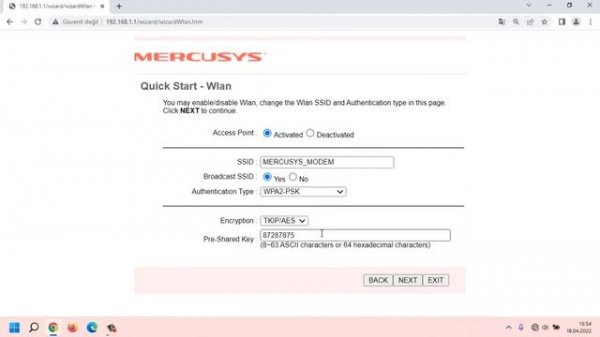 Mercusys 300Mbps Wireless N ADSL2+ Modem Router MW300D Kurulum Videosu