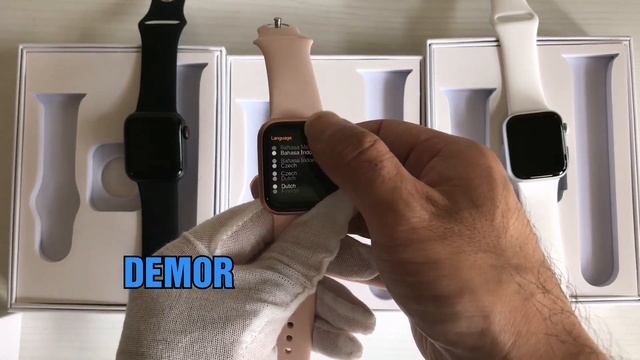 DEMOR WATCH 5 Smart Watch IWO 12 Series 5 40mm 44mm for Apple iPhone 11 relógio inteligente Review смотреть онлайн