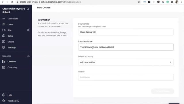 Teachable Tutorial (Part 4) -- Course Name and Subtitle смотреть онлайн
