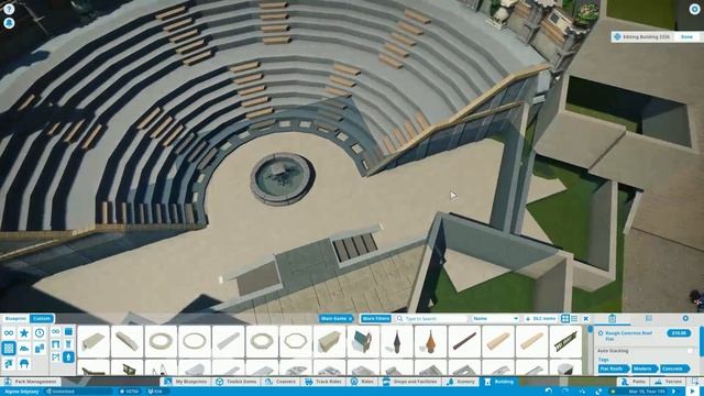 Greek Amphitheater | Alpine Odyssey | Planet Coaster Gameplay смотреть онлайн