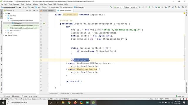 Implementing a REST API in Android Part 1 | Generate Random User App смотреть онлайн