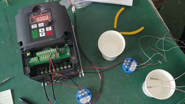 9600 inverter Freezer temperature difference control VFD смотреть онлайн