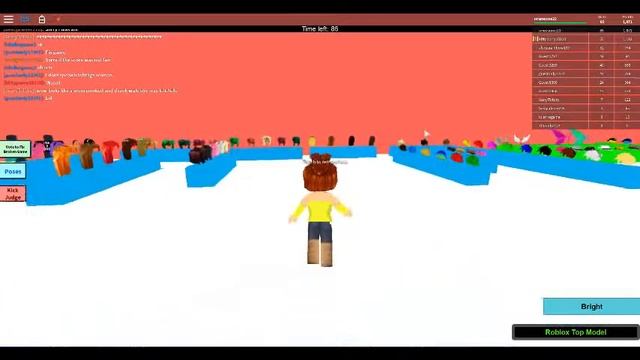 GUEST WITH GREEN HAIR?! | Roblox Top model смотреть онлайн