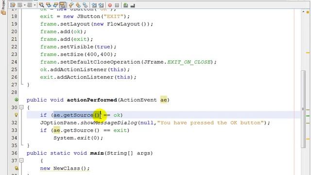 What is Event Handling with Practical Example in Java Programming | Lab Part: 2 in Urdu смотреть онлайн