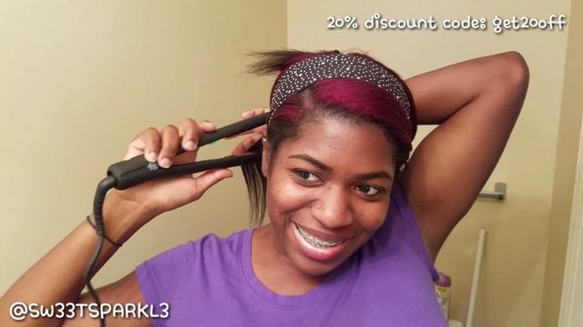 Irresistible Me Black Diamond Infrared Hair Straightener Flat Iron смотреть онлайн