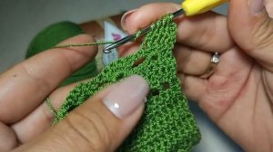 Вязаный купальник крючком 1 часть