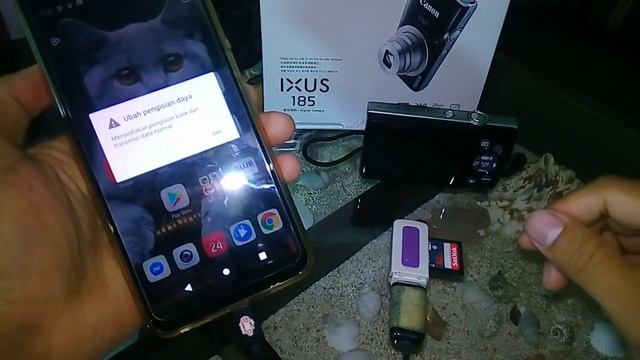 Cara kirim foto & video canon ixus 185 via usb OTG смотреть онлайн