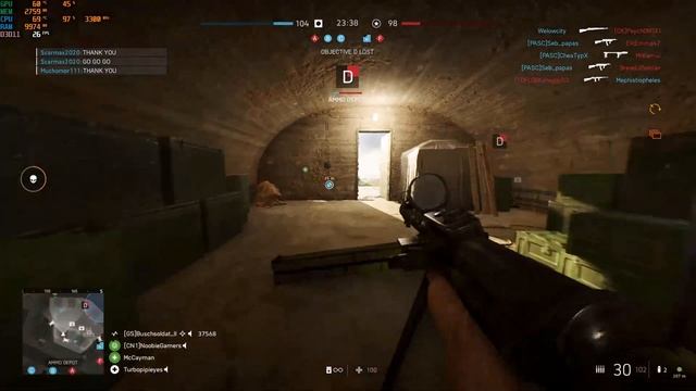 Battlefield 5 - PC Frame Rate Test GTX 1050 & i5 3450 смотреть онлайн