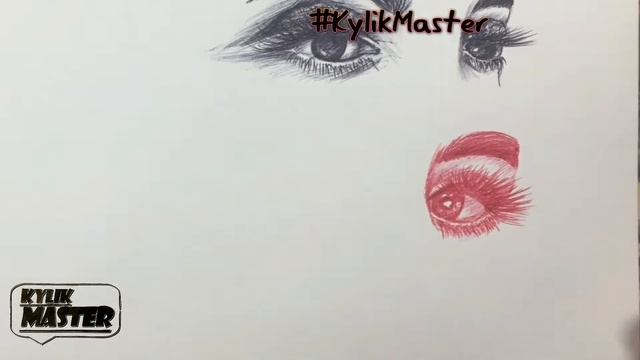 Глаза шариковой ручкой - KylikMaster смотреть онлайн