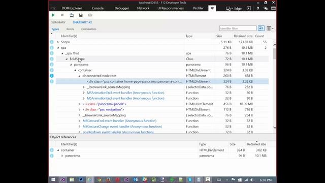 Chasing JavaScript Memory Leaks Using The Internet Explorer Memory Profiler смотреть онлайн