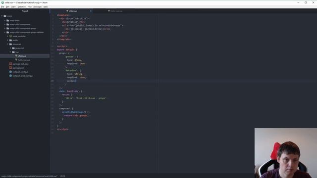 Vue.js - how to validate custom props child component - смотреть онлайн
