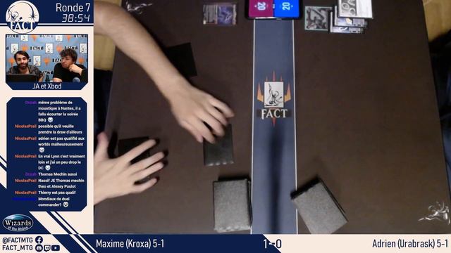 FACT#7 J2 Ronde 7 - Maxime (Kroxa) vs Adrien (Urabrask) смотреть онлайн