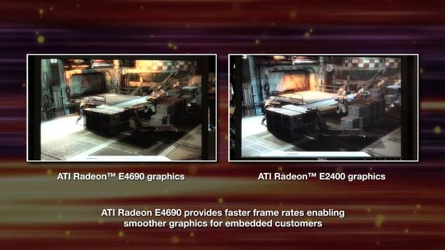 ATI Radeon E4690 chip triples performance over previous generation embedded graphics смотреть онлайн