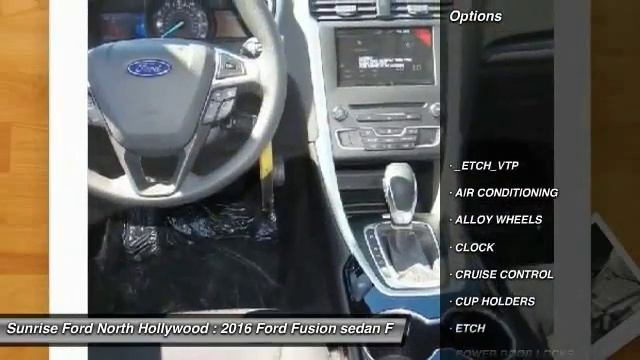 2016 Ford Fusion North Hollywood,Los Angeles,San Fernando Valley,Glendale,Burbank M60501 смотреть онлайн