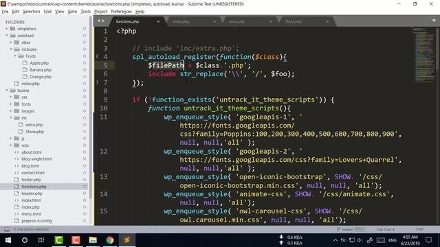 Wordpress Theme Development Part 6 in Bangla namespace and autoload смотреть онлайн