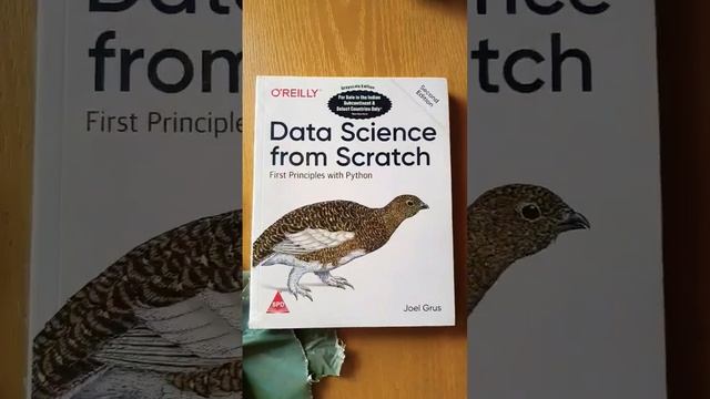 Unboxing O REILLY Data Science from Scratch смотреть онлайн