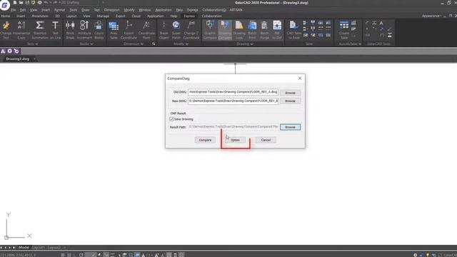 GstarCAD Express Tools- Drawing Compare смотреть онлайн