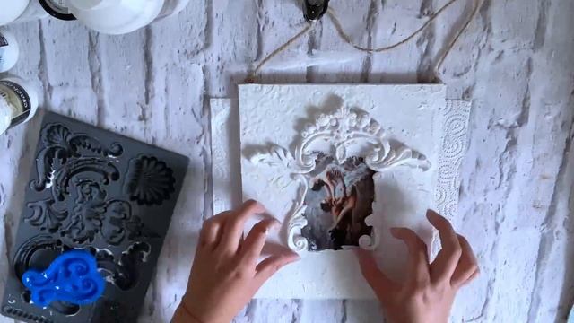 ?#Decoupage Vintage Ballerina Panel?#Декупаж Винтажный панно в викторианском стиле?Mixedmedia?