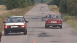 Заезд ВАЗ 2107 vs ВАЗ 2109