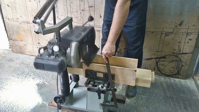 сквозной шип-паз на шипорезном станке RYOBI и долбежном станке HITACHI для беседки, пергола смотреть онлайн