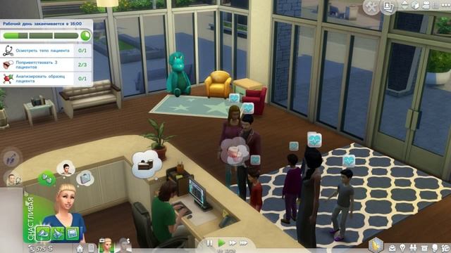 The Sims 4 На работу | Обследование рентгеном - #20 смотреть онлайн